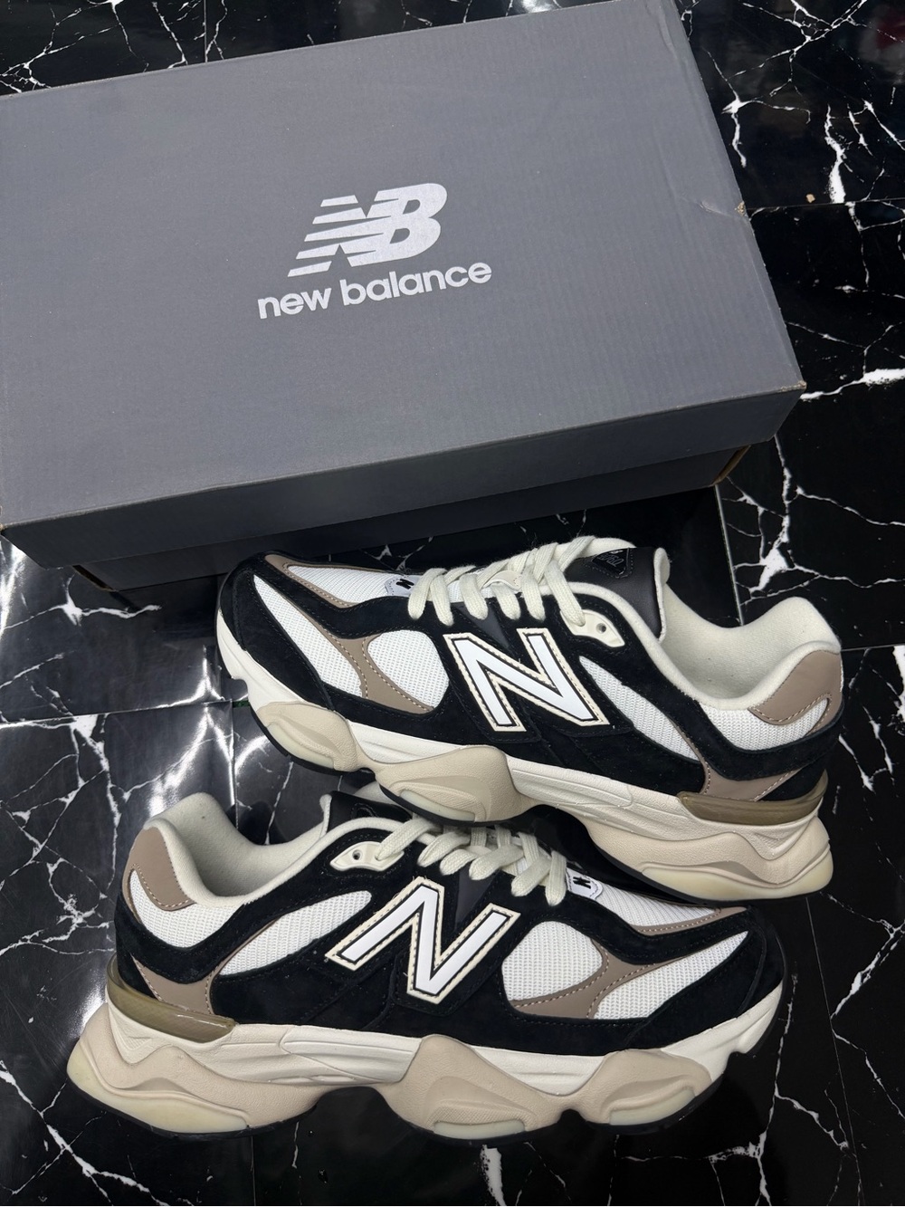 New Balance 9060 Black White Sneakers
